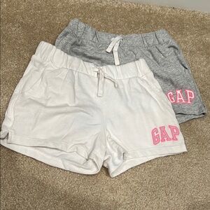 GAP Women's Shorts - White and Gray